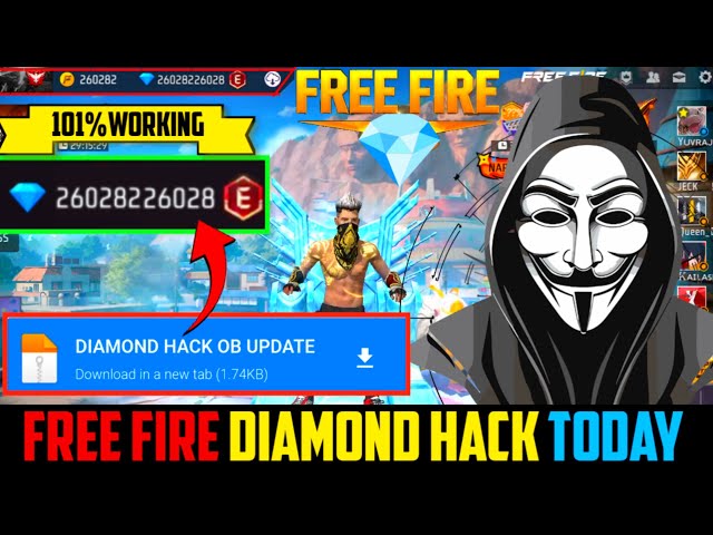 FREE FIRE DIAMOND HACK 2025 || FREE FIRE DIAMOND 💎 HACK OB47 || NEW UNLIMITED DIAMOND HACK MOD MENU