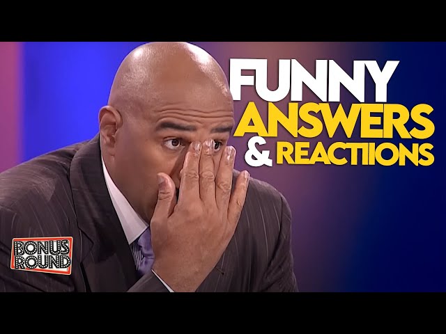 Family Feud Funny Answers & Reactions With Steve Harvey