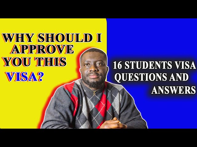 16 USA F1 STUDENT VISA INTERVIEW QUESTIONS AND ANSWERS TO GET YOUR VISA APPROVED EASILY