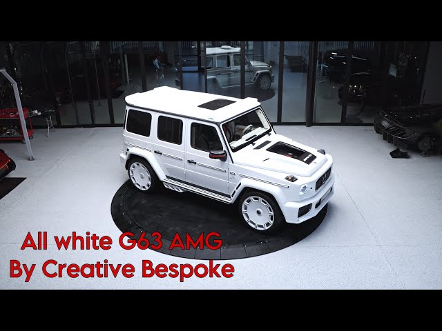 ALL WHITE AMG G63 | Creative Bespoke Build