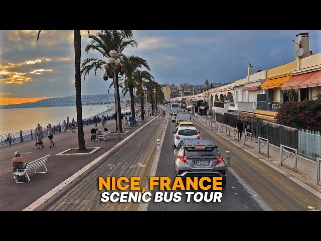 Immersive Bus Tour of Nice, France with the most scenic French Riviera views 🇫🇷🚌