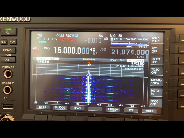 Shortwave Radio Time Broadcasts from WWV and WWVH Simultaneously