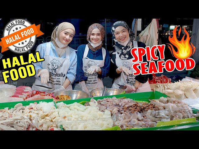 【🇹🇭 4K】INCREDIBLE AND WONDERFULL HALAL STREET FOOD AND SHOPPING | RAMKHAMHAENG NIGHT MARKET, BANGKOK