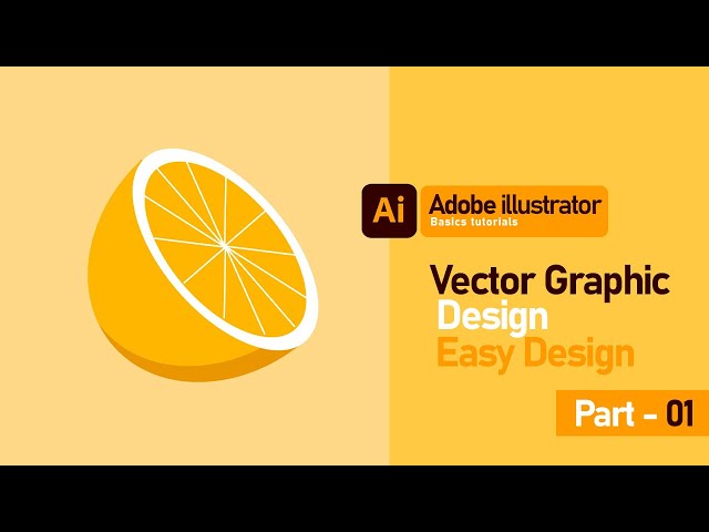 Adobe illustrator vector art design | Orange vector #vector #illustration