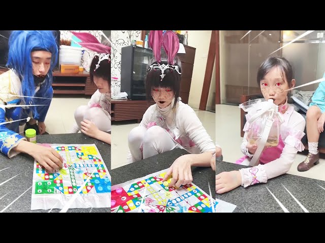 [Douluo Continent] Zombie Tang San's family is playing flying chess? Who do you think can win?# Dou