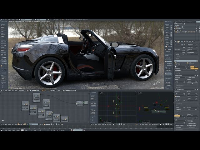 Opel GT | Real time rendering on Titan