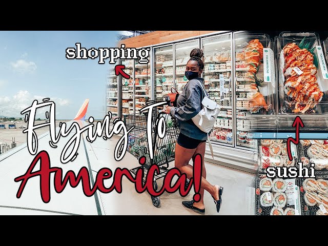 Come with me to AMERICA! First Day Back In New York + Shopping Vlog