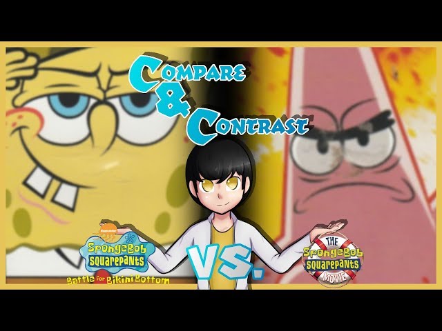 Battle for Bikini Bottom vs. The SpongeBob SquarePants Movie - Compare & Contrast