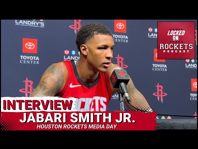 Jabari Smith Jr. | Houston Rockets Media Day | 2024-2025 NBA Season