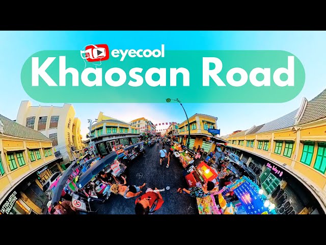 Khao San Road 360 VR 4K Walking Tour | Bangkok, Thailand