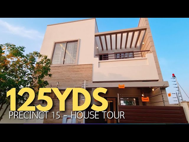 Beautiful 125yds House Finished by Dzzynr Homes in Bahria Town Karachi, Precinct 15