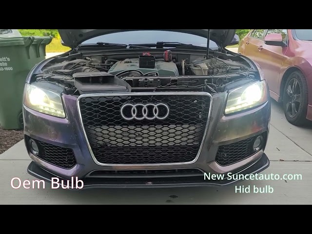 2010 Audi A5 Hid upgrade from suncent auto