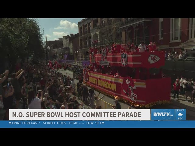 Super Bowl LIX Parade: Kansas City Chiefs Fans Float