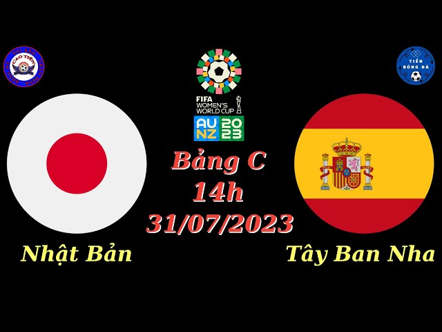 Nhận định Soi kèo Nữ Nhật Bản vs Nữ Tây Ban Nha - 14h 31/7 Bảng C - World Cup Nữ 2023 - TIẾN BÓNG ĐÁ