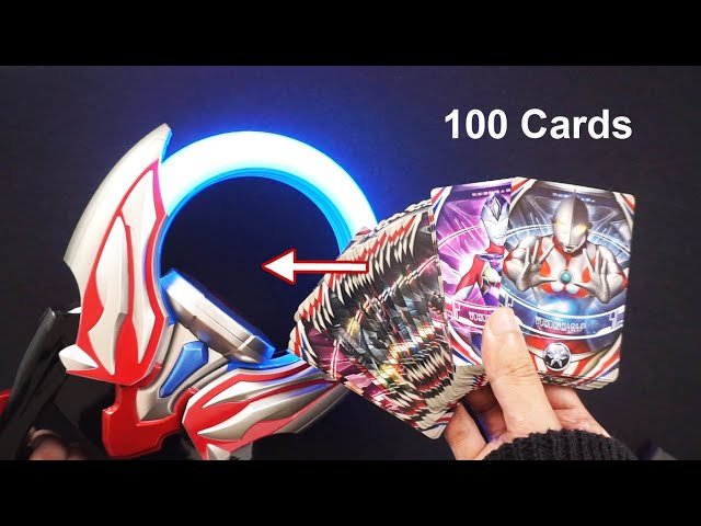 ORB Ring : 100 Fusion Cards !! (test) Ultra Replica Orb Ring | Ultraman Orb