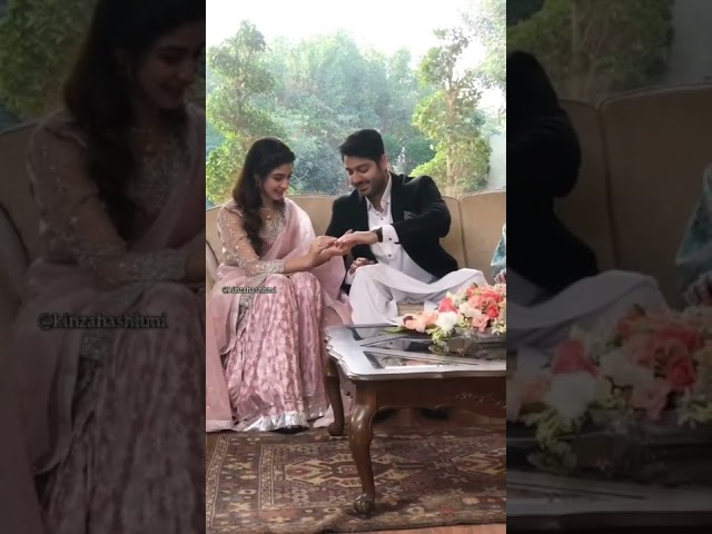 kinza hashmi & Noman Ijaz k betay ki engagements  || kinza stories