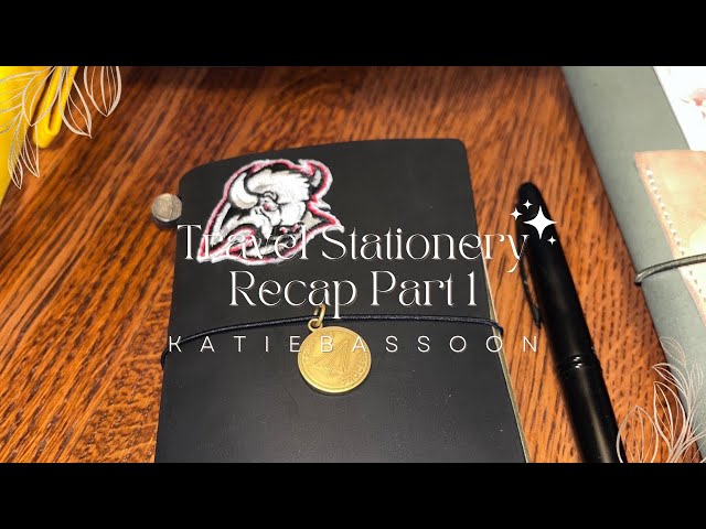 Travel Stationery Recap Part 1