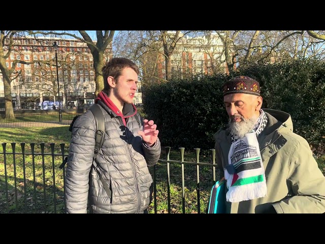 Christian visitor gets his belief scrutinised by Uncle usman | speakers corner