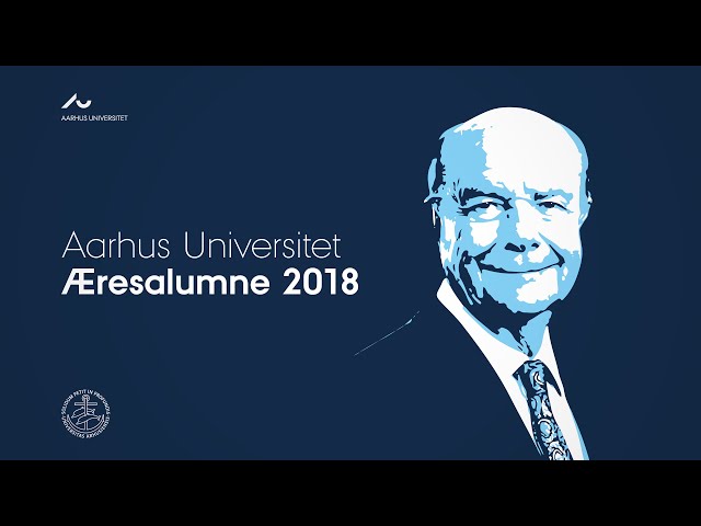 Aarhus Universitets Æresalumne 2018: Ulrik Federspiel