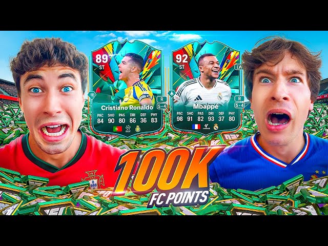 We Spent 100k FC Points For Mbappe & Ronaldo