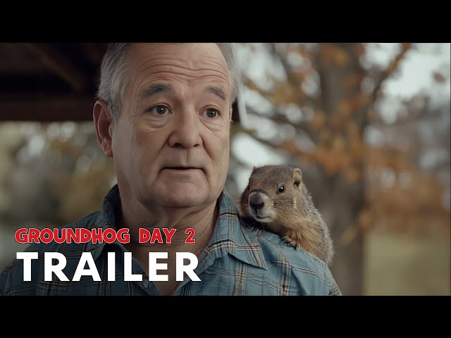 Groundhog Day 2 (2025) - First Trailer | Bill Murray, Margaret Qualley