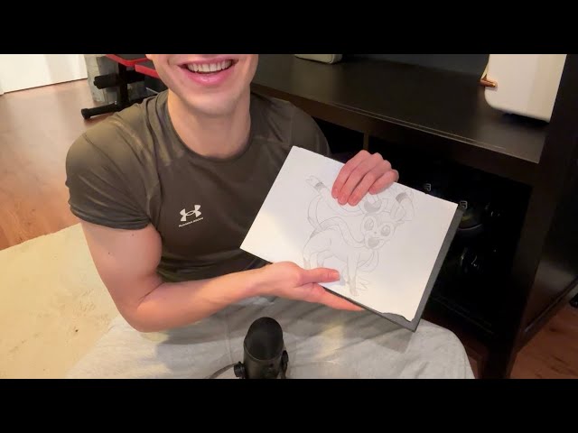 ASMR Show And Tell📝 ~male soft spoken, cozy, drawing