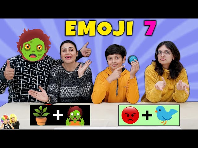 EMOJI 7 | Family Comedy Challenge | Aayu and Pihu Show