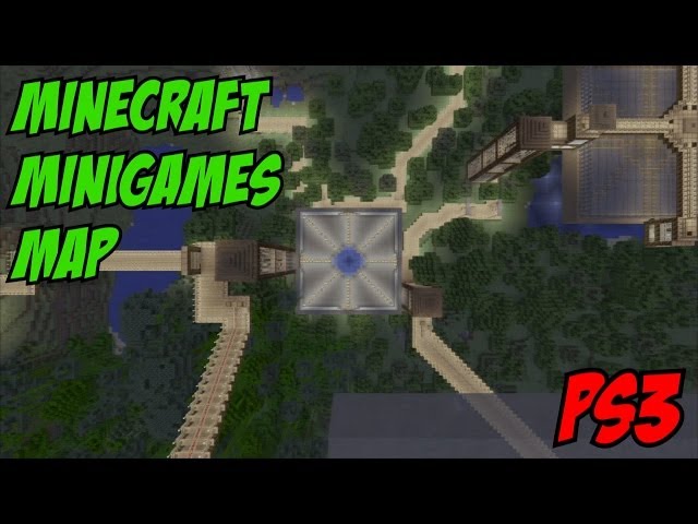 Minecraft PS3 | Minigames Map | 6 Minigames (Version 6 has 25 Games!)