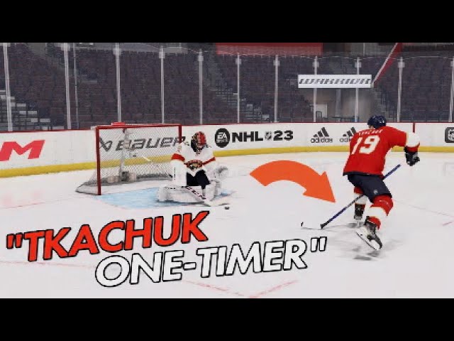 How to Do the Between the Legs One-Timer (The Tkachuk Shot) In NHL