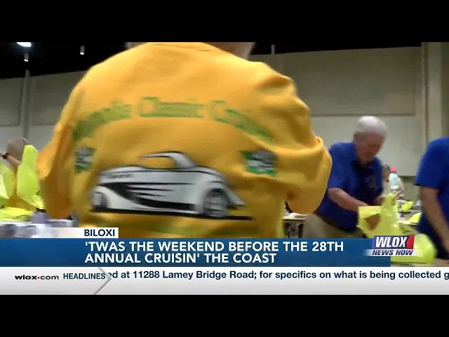 ‘Twas the weekend before Cruisin’ the Coast; Volunteers pack thousands of registration bags