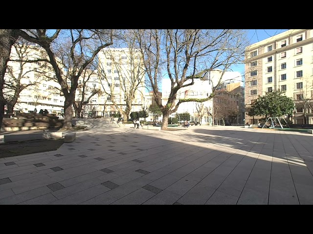 Plaza de España. A Coruña (VR180 3D)