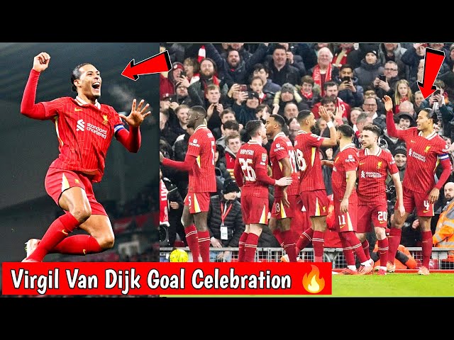 Liverpool Fans React to Virgil van Dijk’s Stunning Header Goal vs Tottenham | Epic Moment!