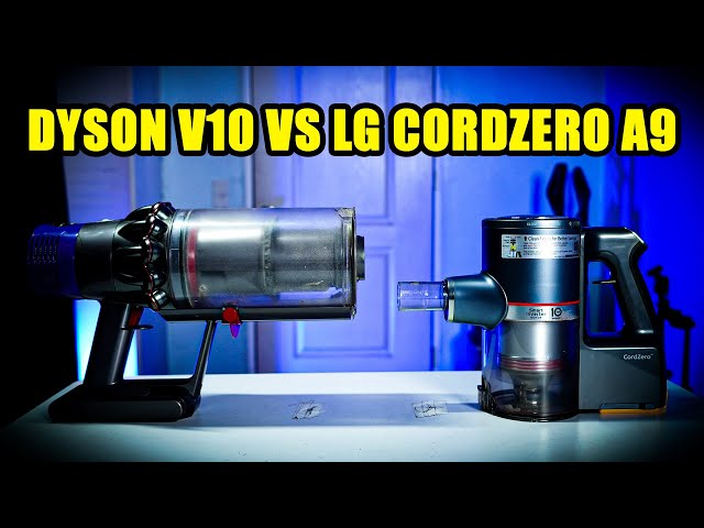 LG CordZero A9 vs. Dyson V10 Absolute Detailed Comparison