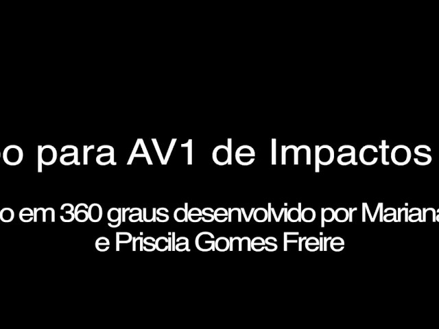 AV1 IMPACTOS  DIGITAIS - Protótipo de estudos