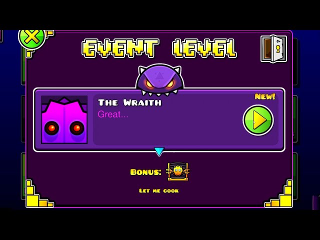 All Events (+All 25 Wraith Codes. Weekly / Daily / Events) | Geometry Dash 2.207