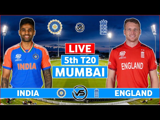 India vs England 5th T20 Live Scores | IND vs ENG 5th T20 Live Scores & Commentary | England Innings