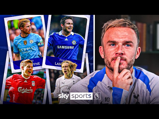 James Maddison names the GREATEST Premier League Midfielder 👀 | The Sticker Book Challenge