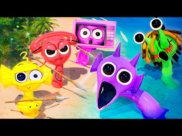 INCREDIBOX SPRUNKI (SPRUNKI ISLAND) 3D Animation !!!