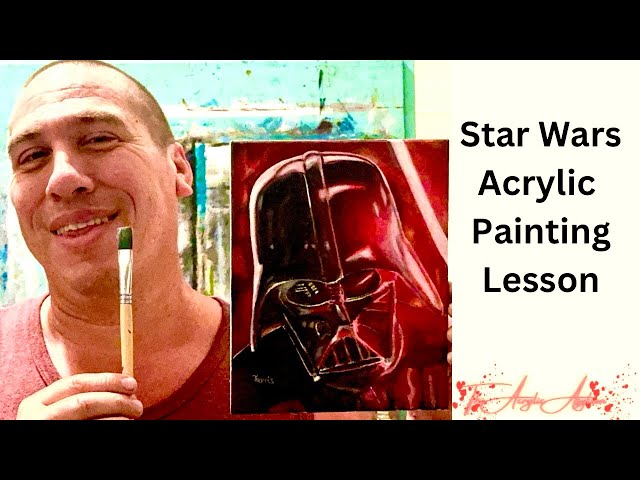 Star Wars Acrylic Painting Lesson