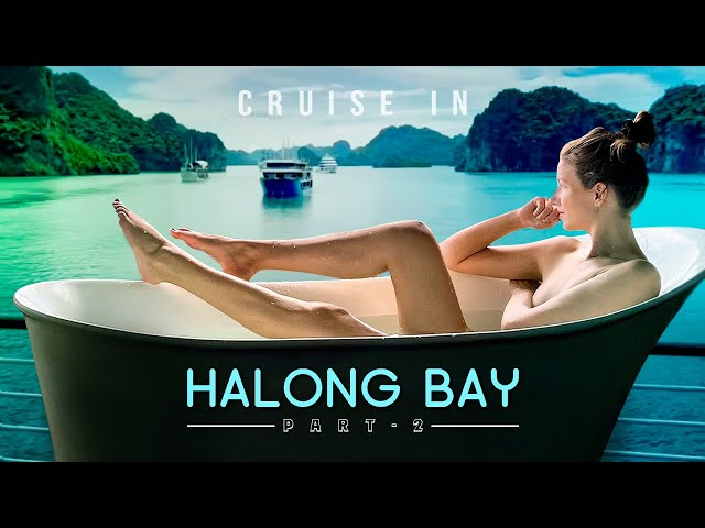 HAPPY CRUISE IN HALONG BAY ISLANDS | VIETNAM CAT BA