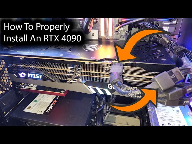 How to properly install an RTX 4090 in your PC