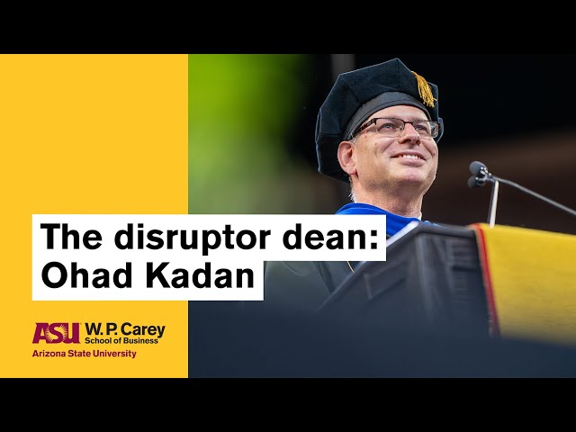 The disruptor dean: Ohad Kadan | Entrepreneurial Mindset