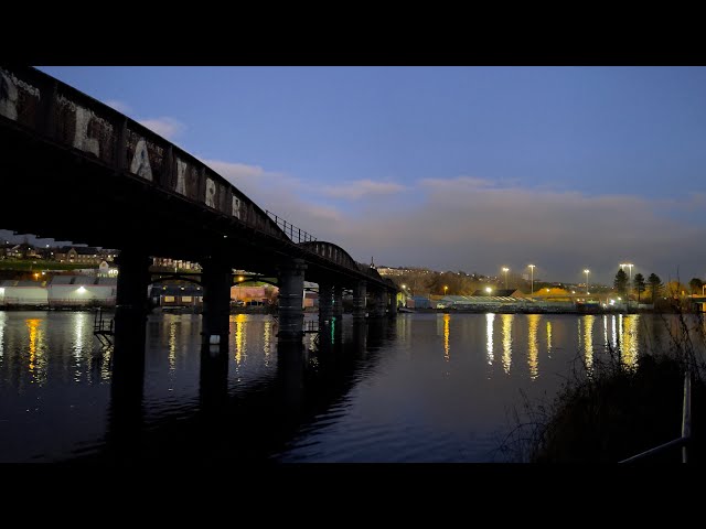 River Tyne West end! cold winters walk.