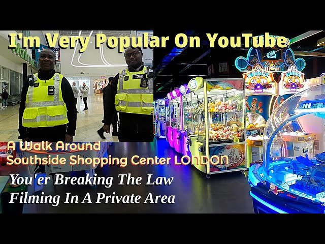 GEN X Living in LONDON UK Southside Shopping Center is beautiful. Drama with security #uk #london