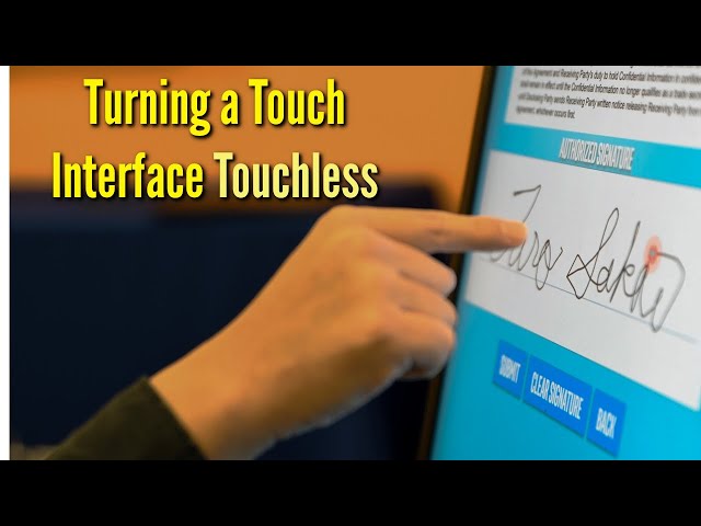 Intel RealSense TCS turns a Touch Interface Touchless | CES 2021