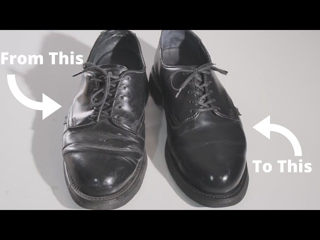 How to Restore Black Leather Shoes - Bringing Back Lost Shine