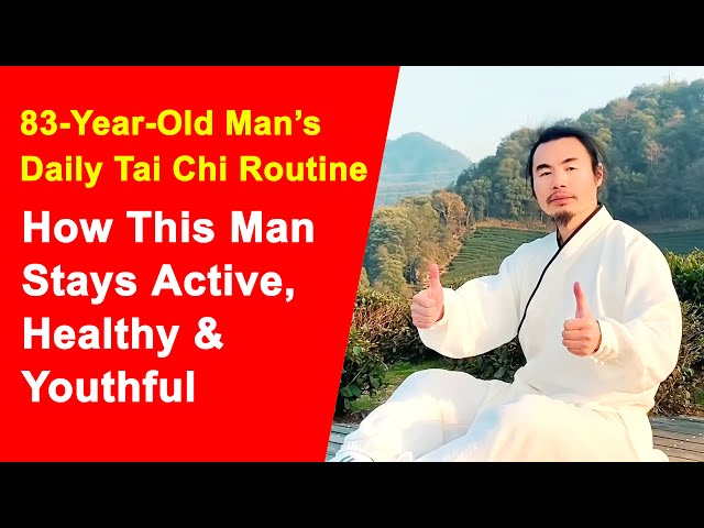 83-Year-Old Man’s Secret to Staying Energetic & Healthy  -  Taichi Zidong