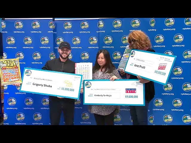 New York Lottery awards $26.6 million in prize checks to 3 big winners