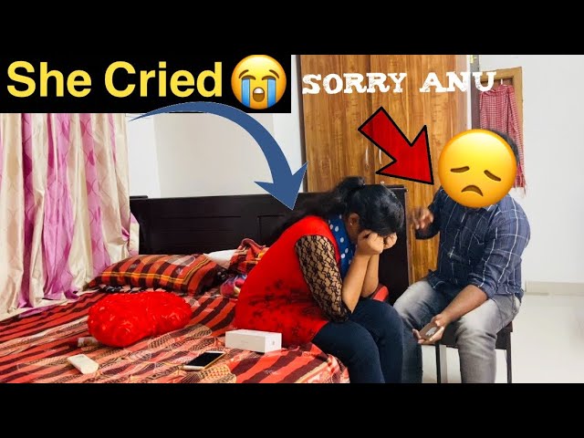 Prank on my Wife Gone Wrong |she cried #Iphone girl | Tamil Vlog