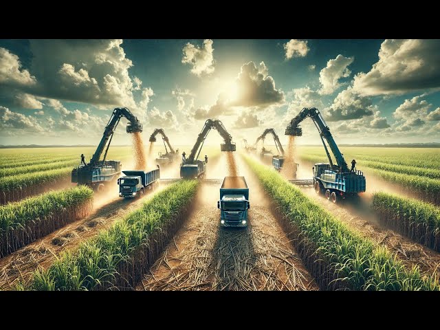 Modern Sugarcane Harvesting – How American Farmers Use Machines to Process Millions of Tons of Sugar